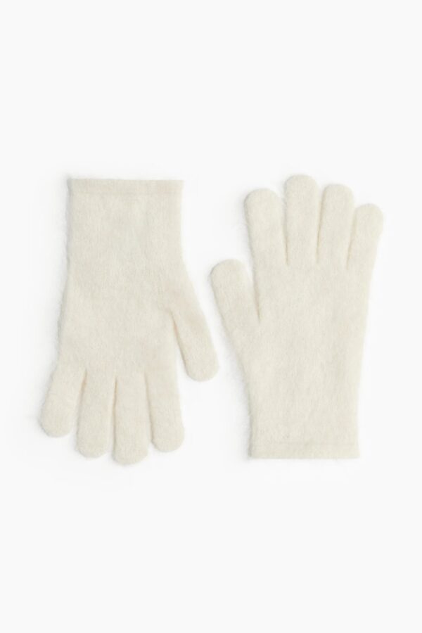 Soft Brushed Knit Winter Gloves – Essential Neutrals
