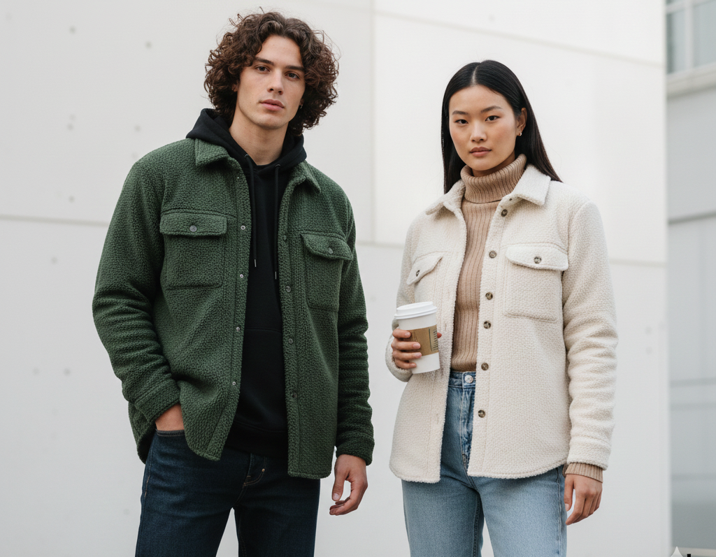 The New Layering Essential: Why the Textured Overshirt is This Season’s Must-Have