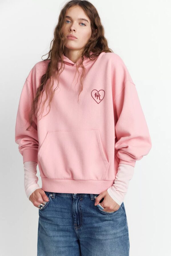 Collegiate Heart Graphic Hoodie
